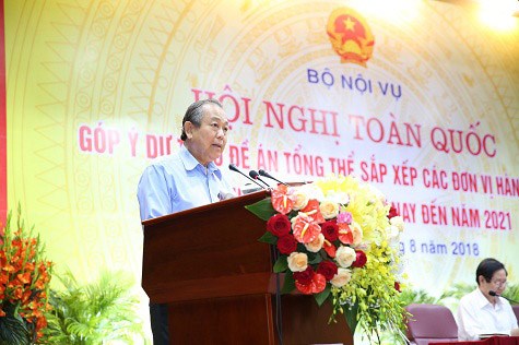 Hội nghị toàn quốc góp ý đề án sắp xếp lại đơn vị hành chính cấp xã, huyện - ảnh 1